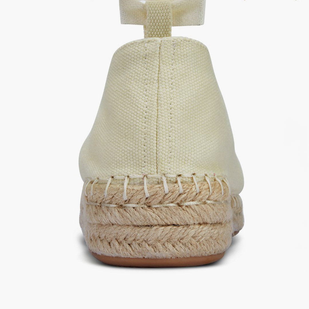 *DELPHINE - espadrille lace up flatform