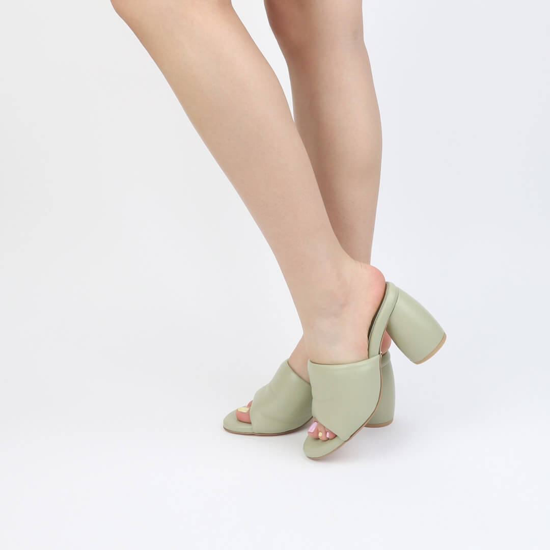 POCCIN - soft chunky heel mule