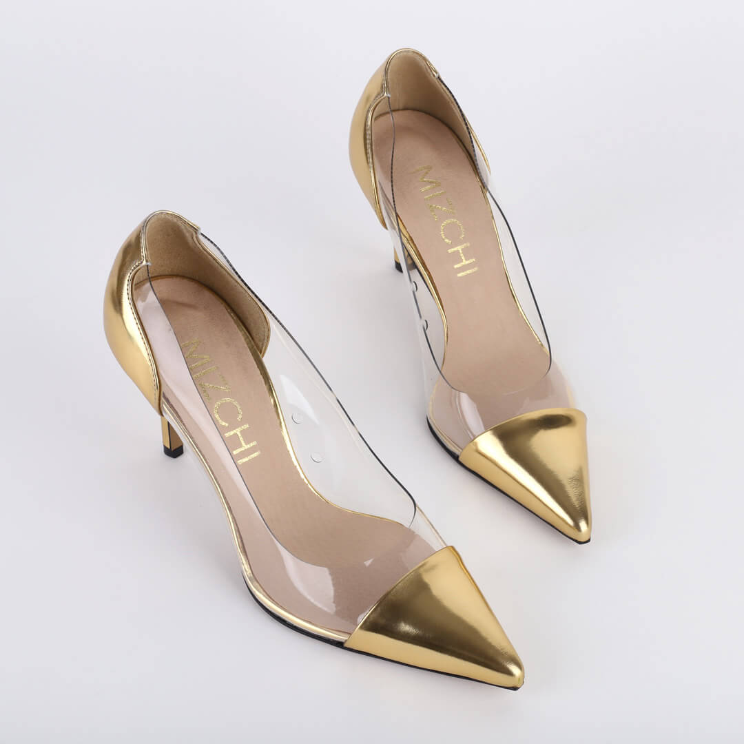 RUE - gold heel