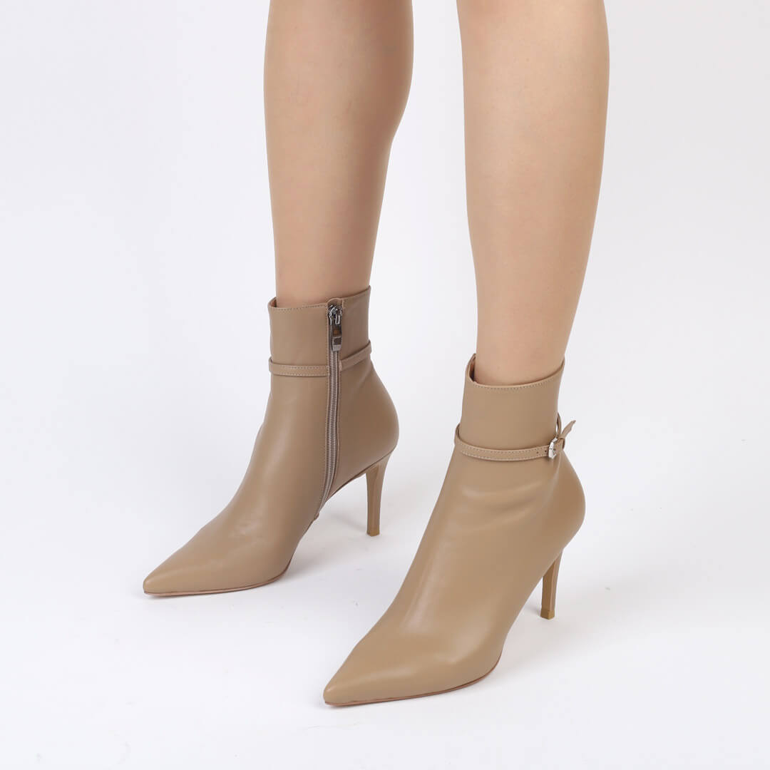 SWIFT- ankle boots Beige