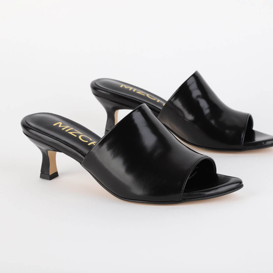 ZINA - leather mule