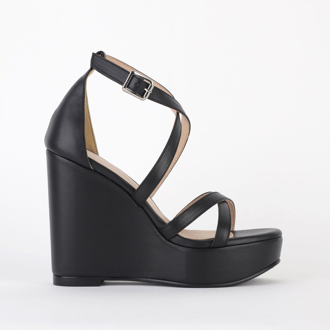 MYIA - cross strap wedge