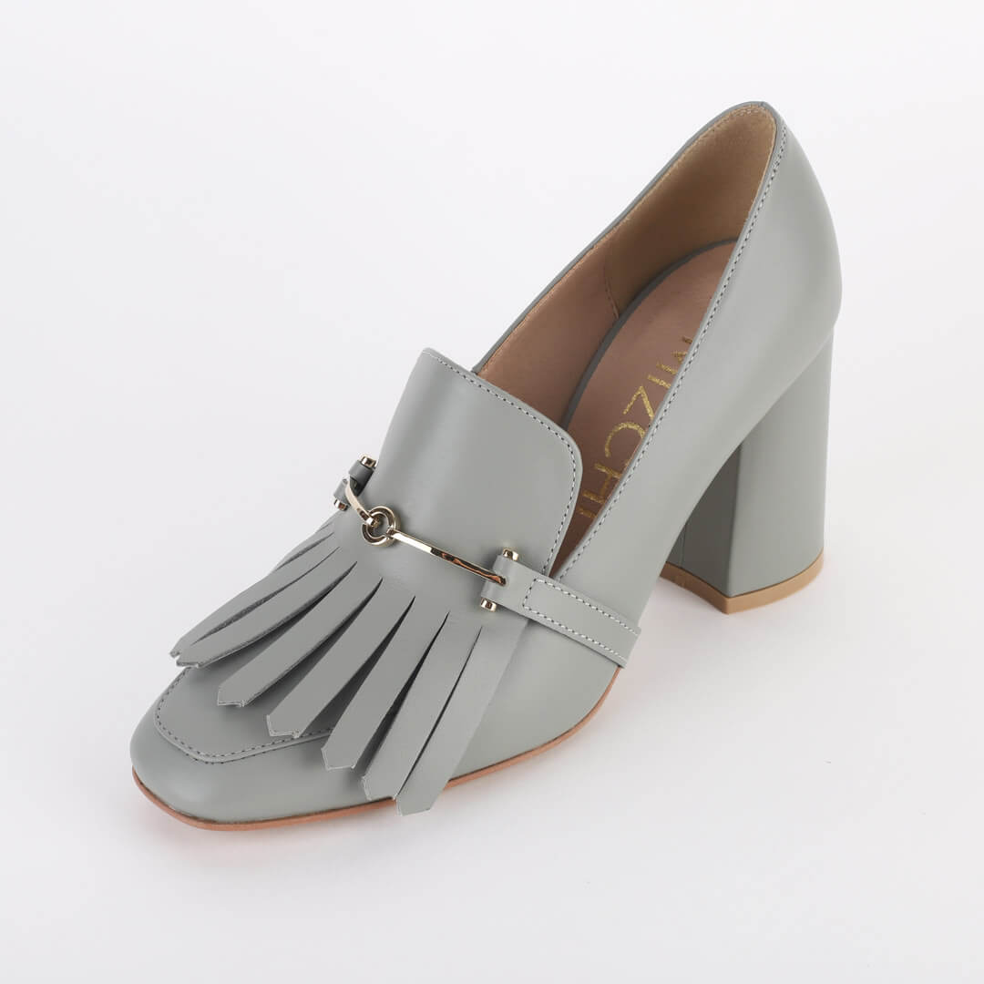 LIDER - chunky leather pumps