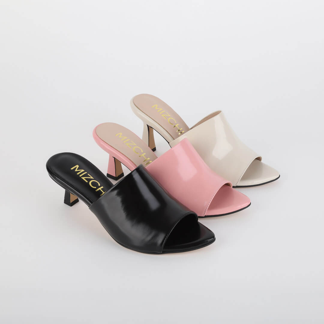 ZINA - leather mule