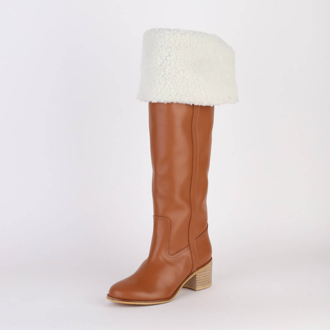 ZEETA camel - knee boot