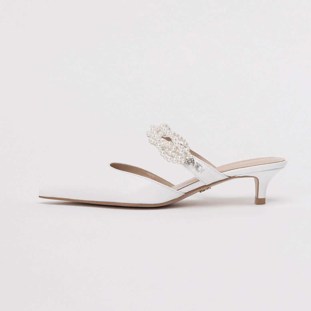 POLIE - pearl mules