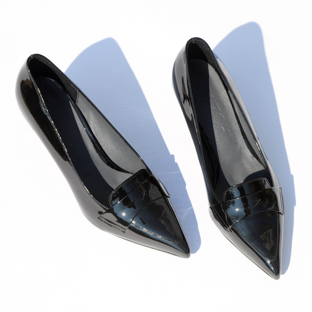 Harper - patent leather heel