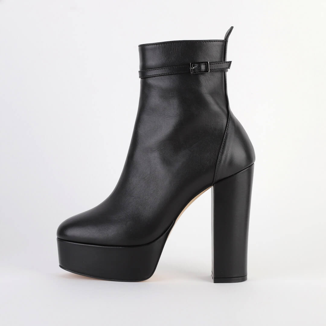 SOLANKI - ankle platform boots