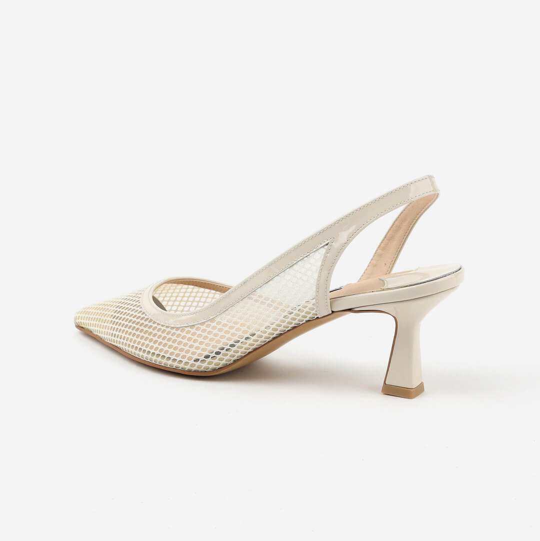 REYKA - mesh slingback pump