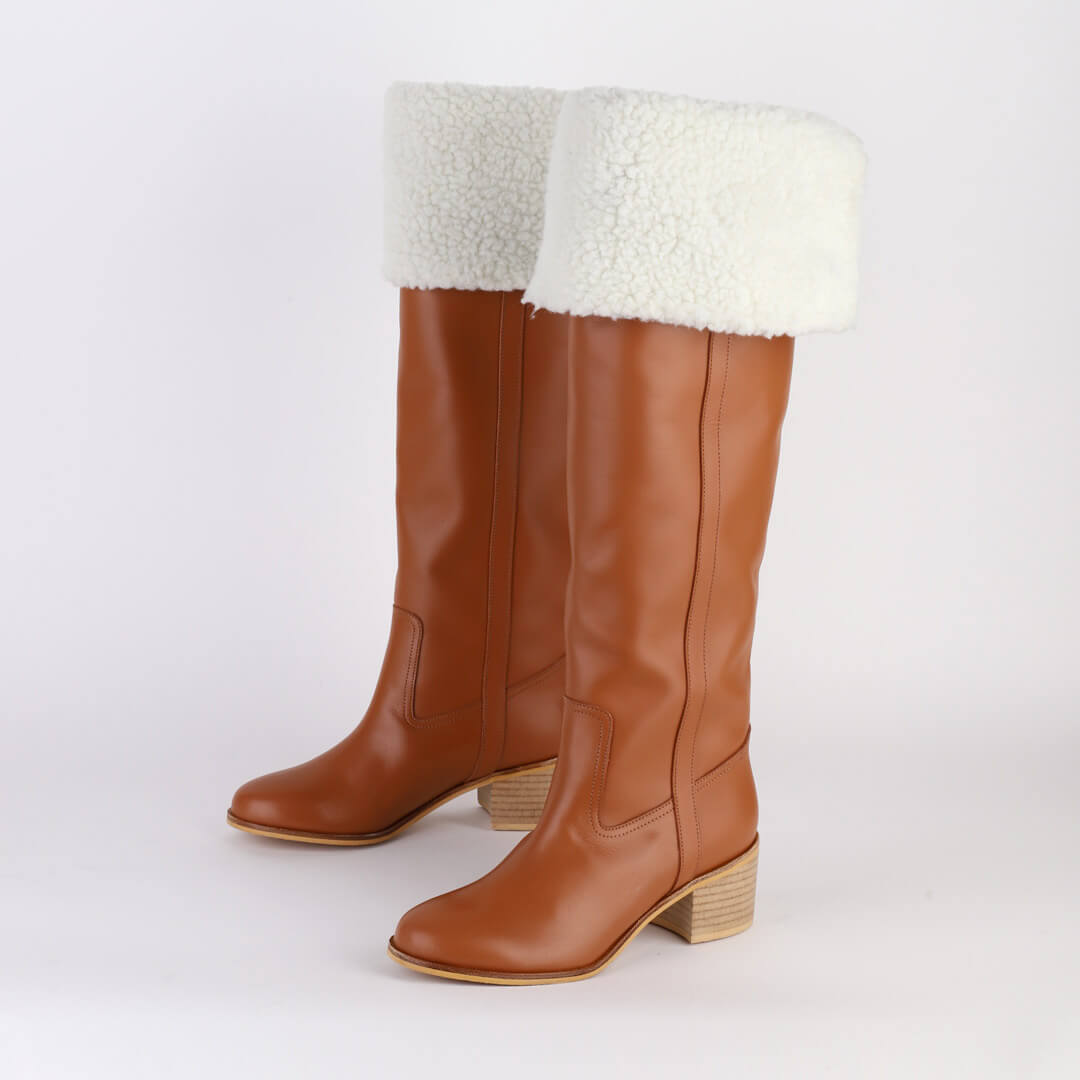 ZEETA camel - knee boot