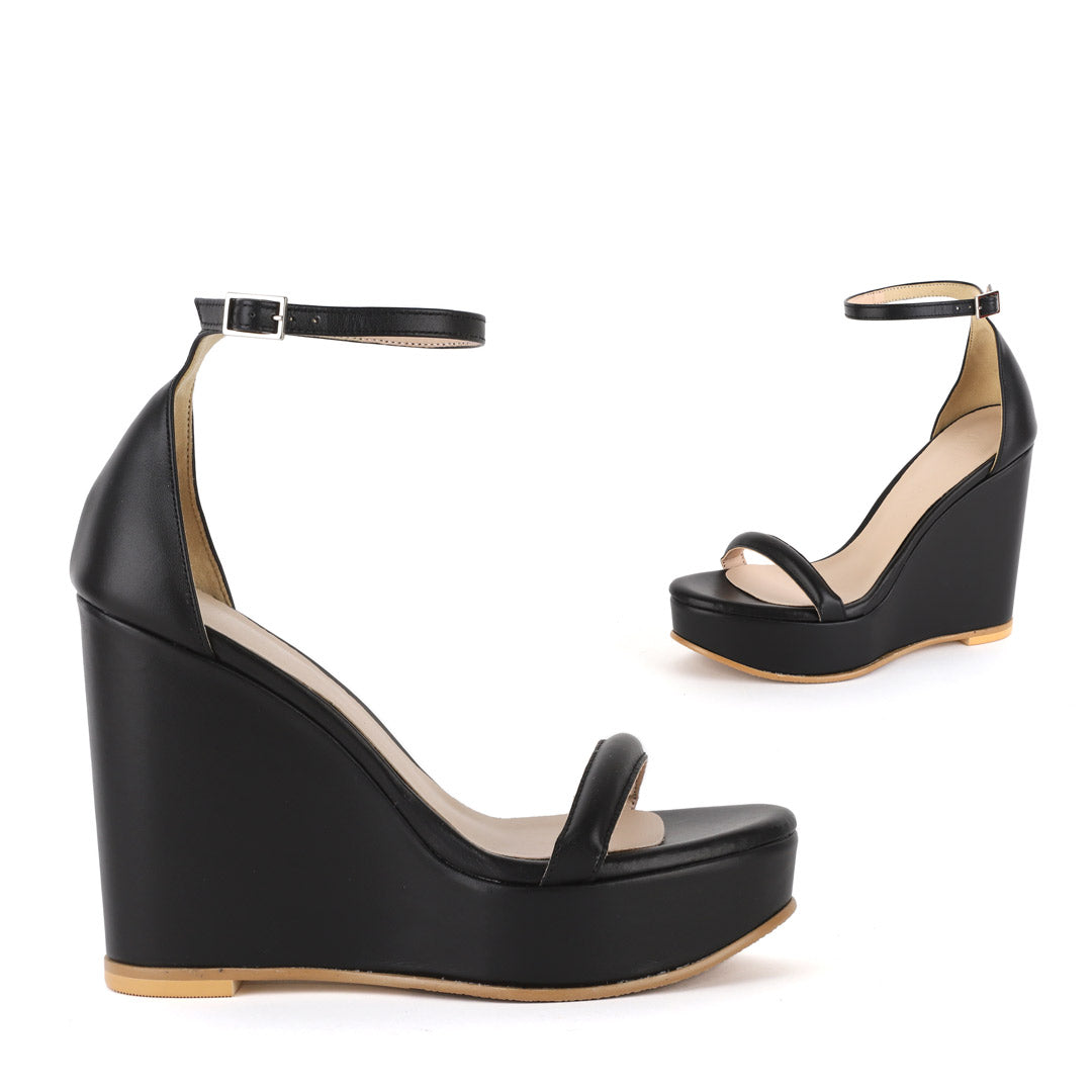 FARRI - strappy wedge sandal