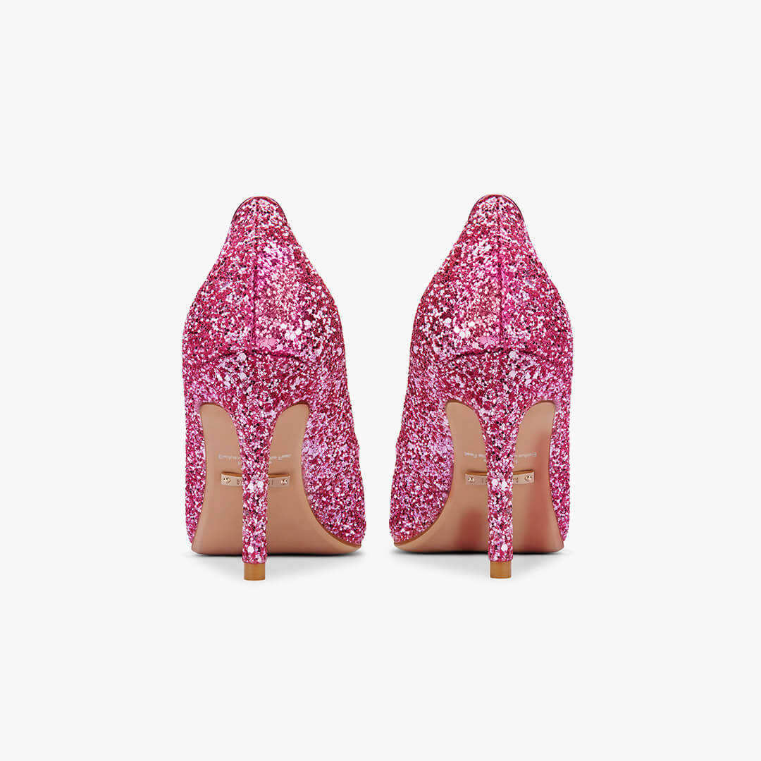 *Kayte - Pink Glitter Party Pump