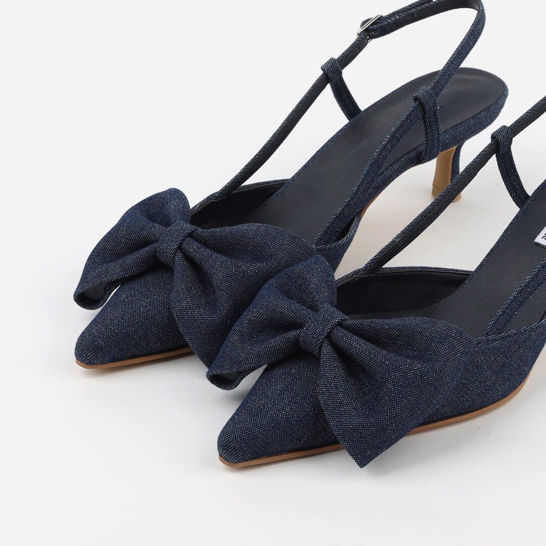 MINNESOTA - denim slingback