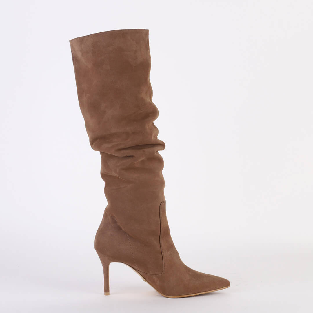 WOLLEN - suede long boots