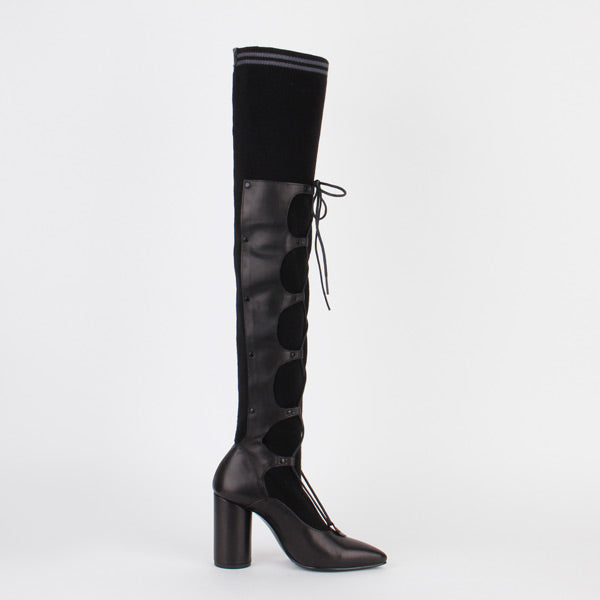 OVIDIA - over knee sock boot