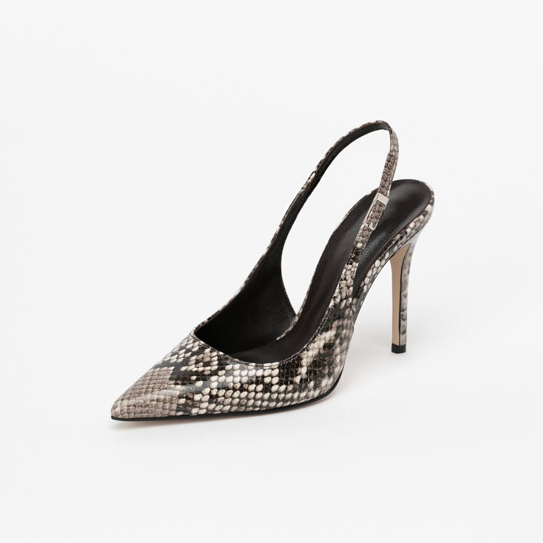 BUERGO SNAKE - slingback pumps