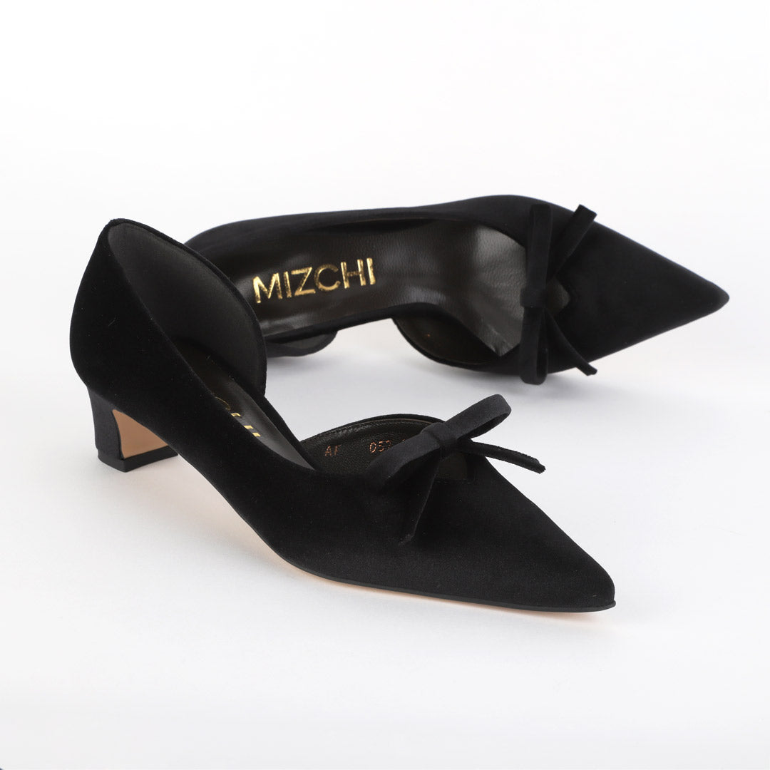 MURSO - velvet ribbon pumps