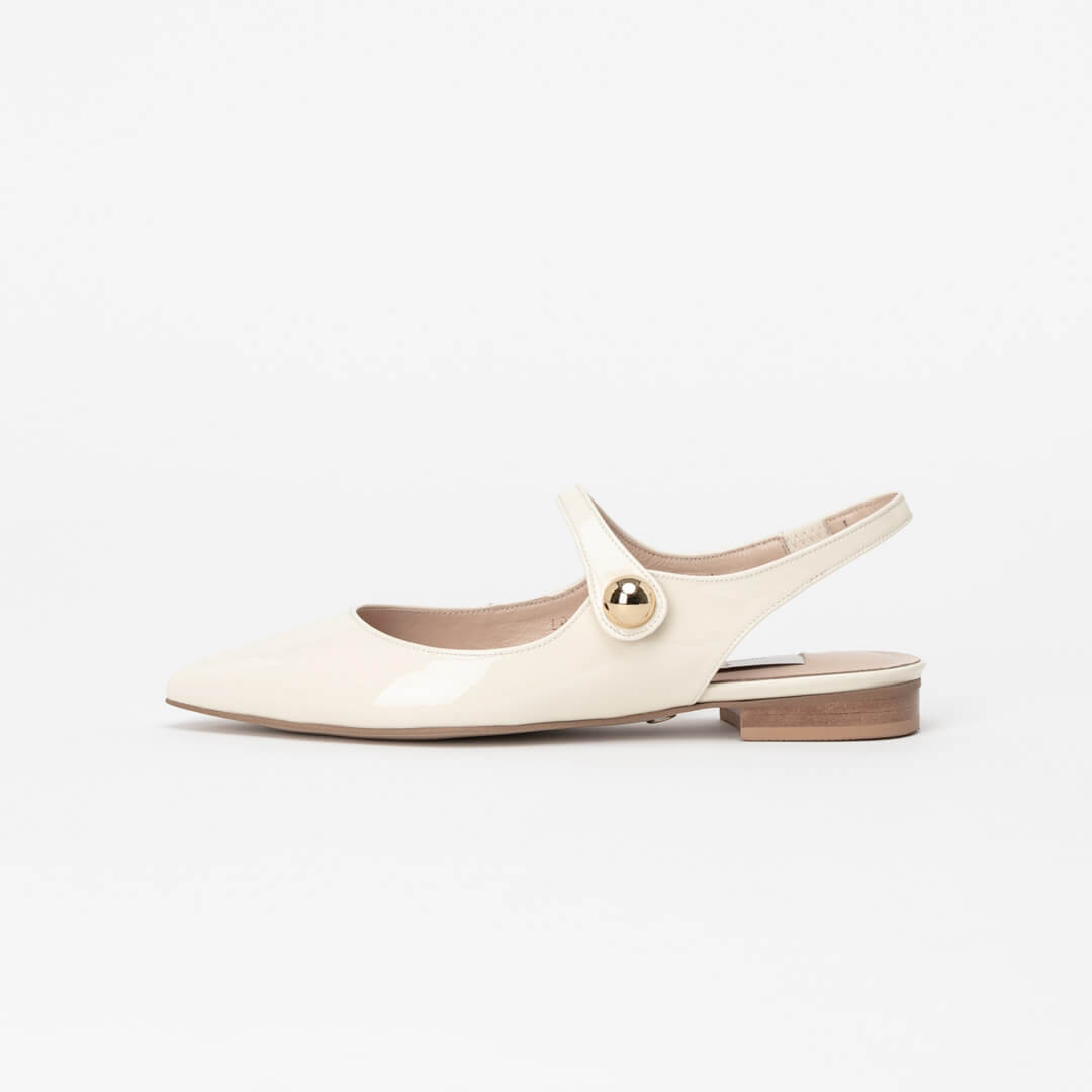 ABBIE - slingback flat pump