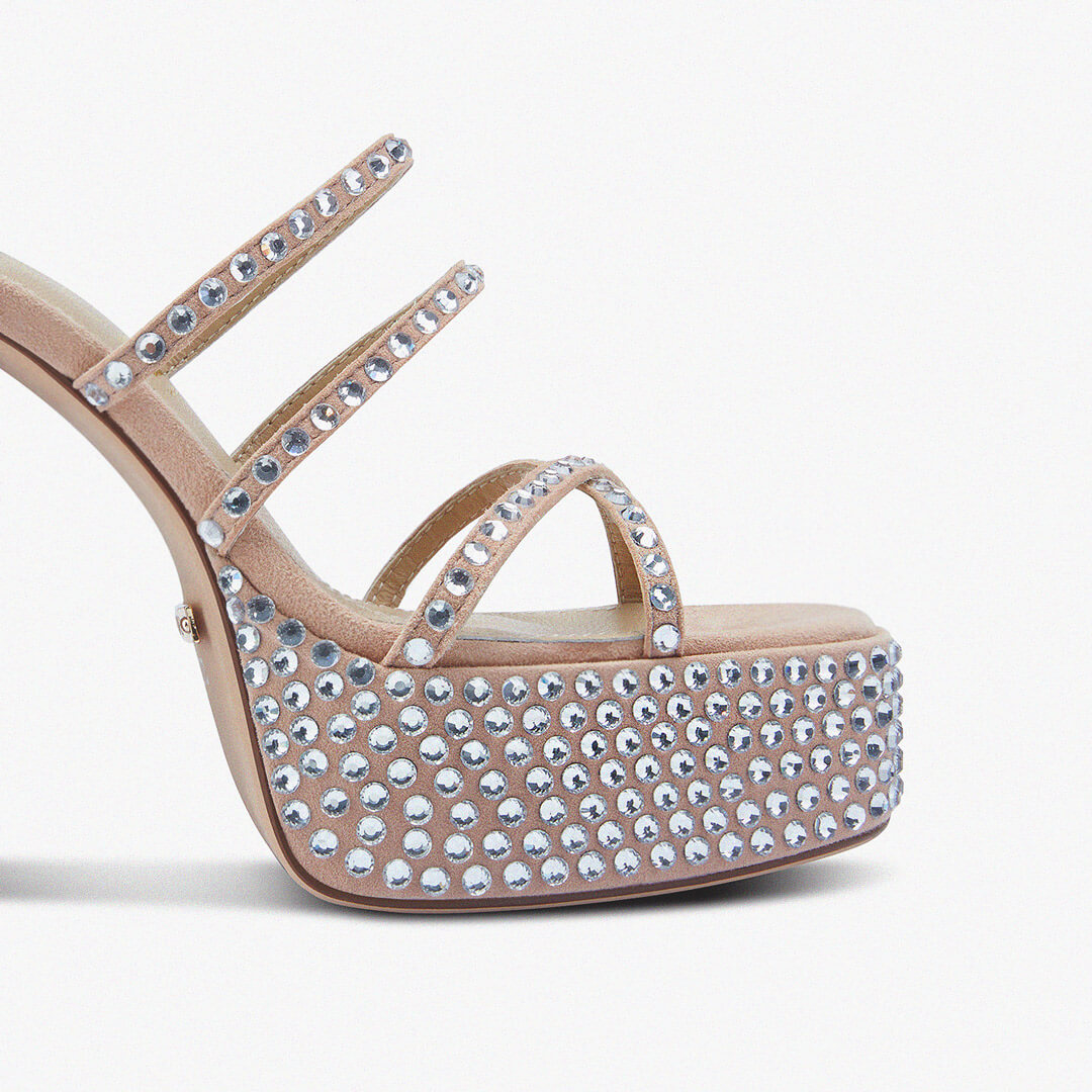 *Calvia - Crystal Embellished Platform