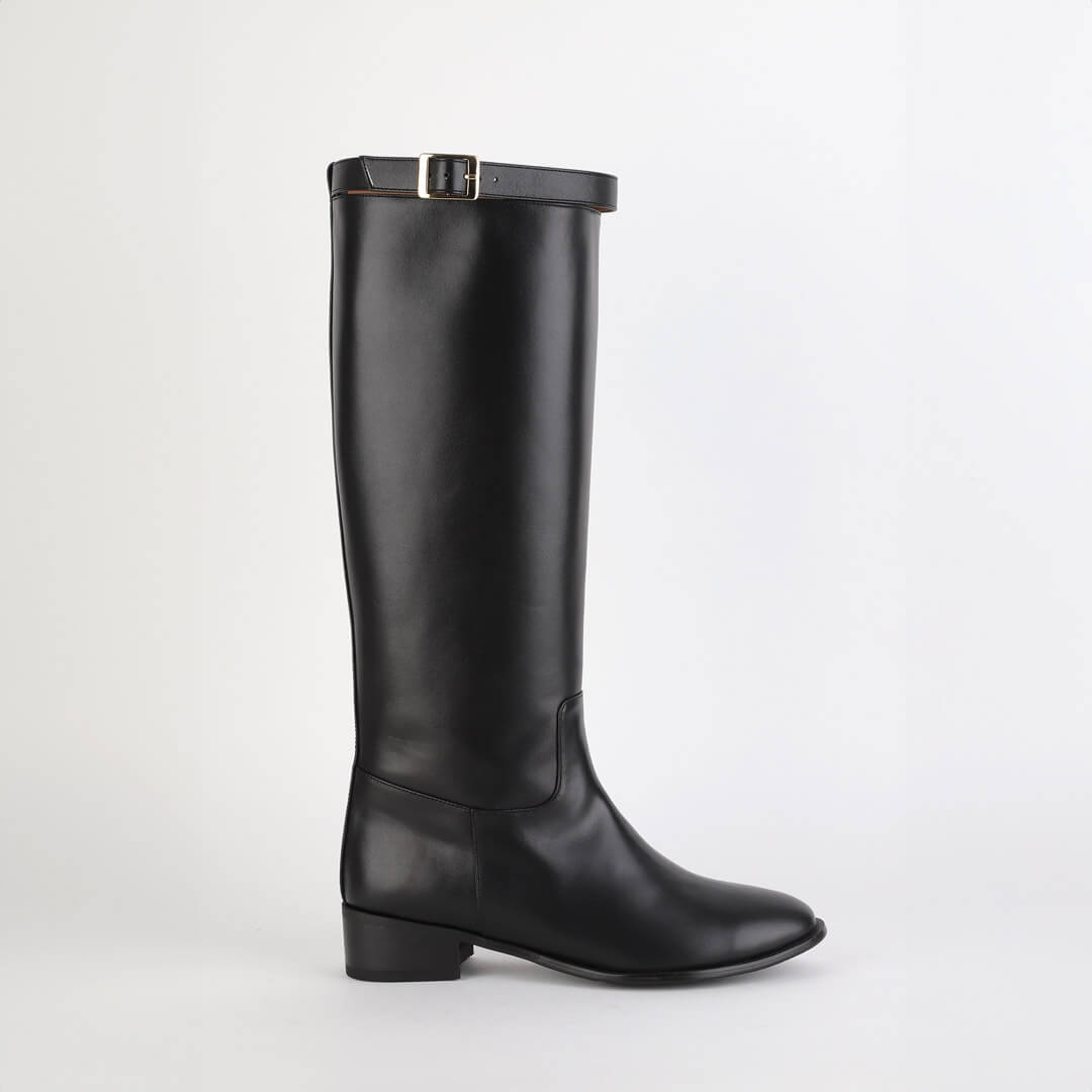 GENU - long leather boots