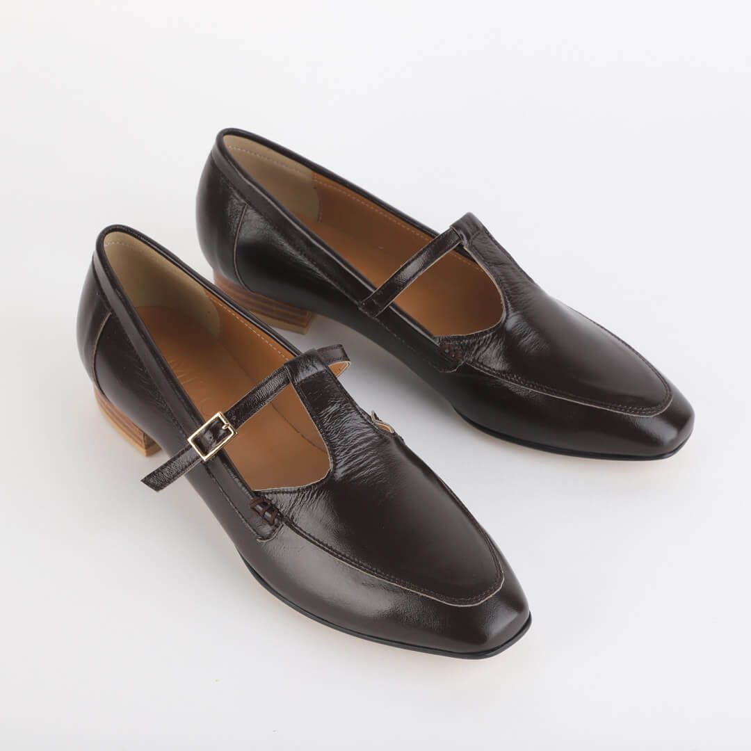 OLIVIA - t bar strap loafer