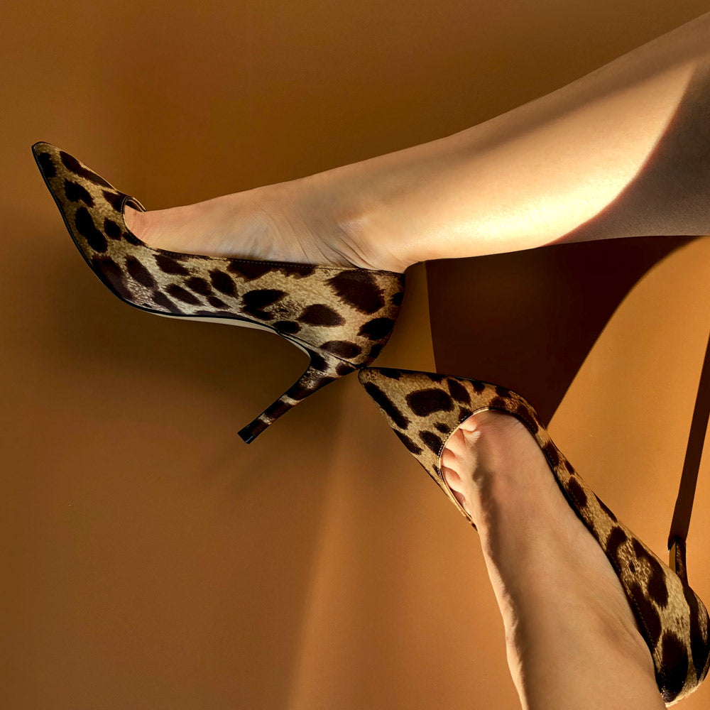 LONDON HEEL - leopard