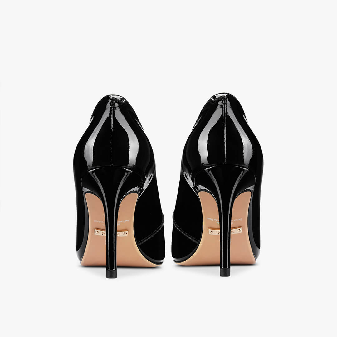 *Kayte - Black Patent Classic Pump