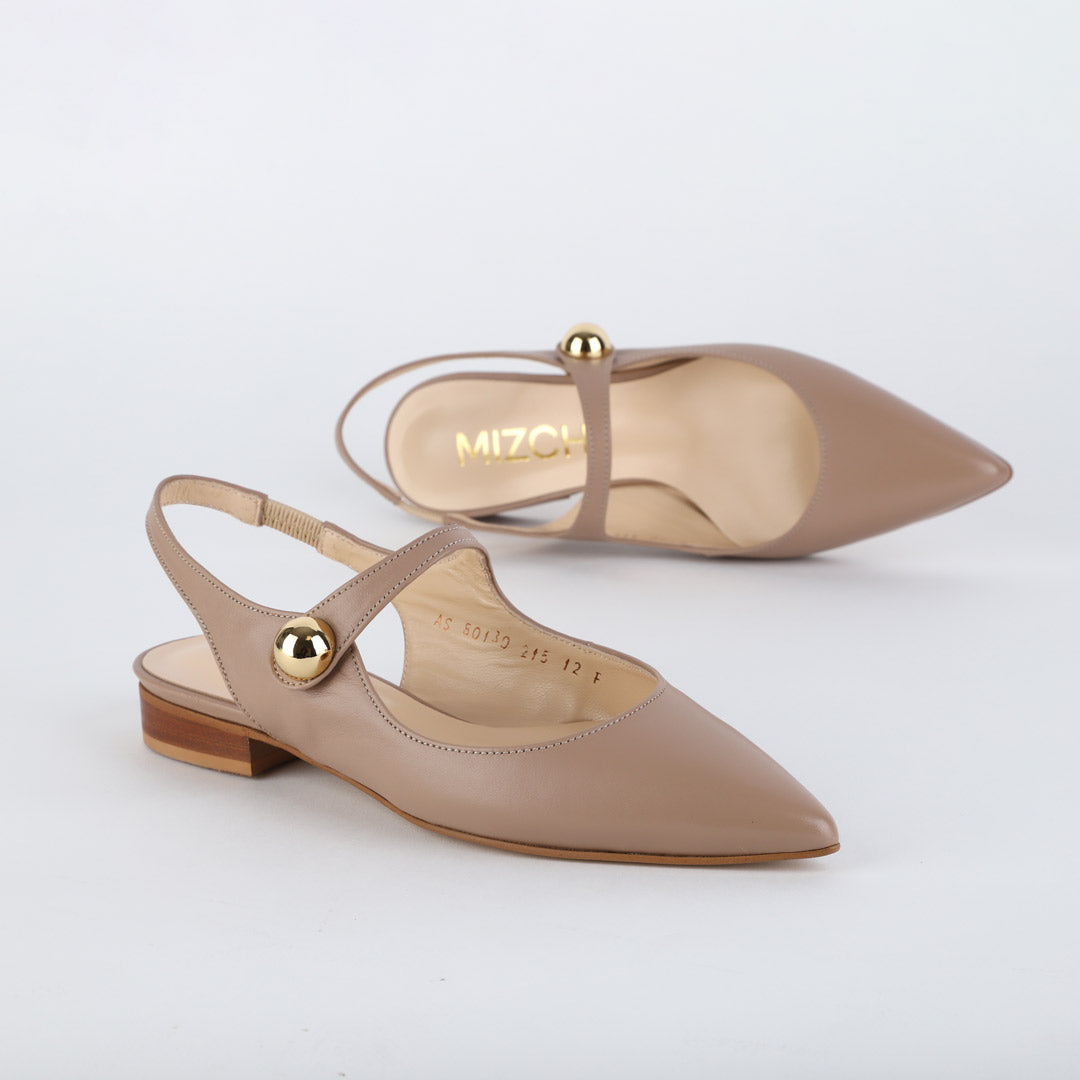 ABBIE - slingback flat pump