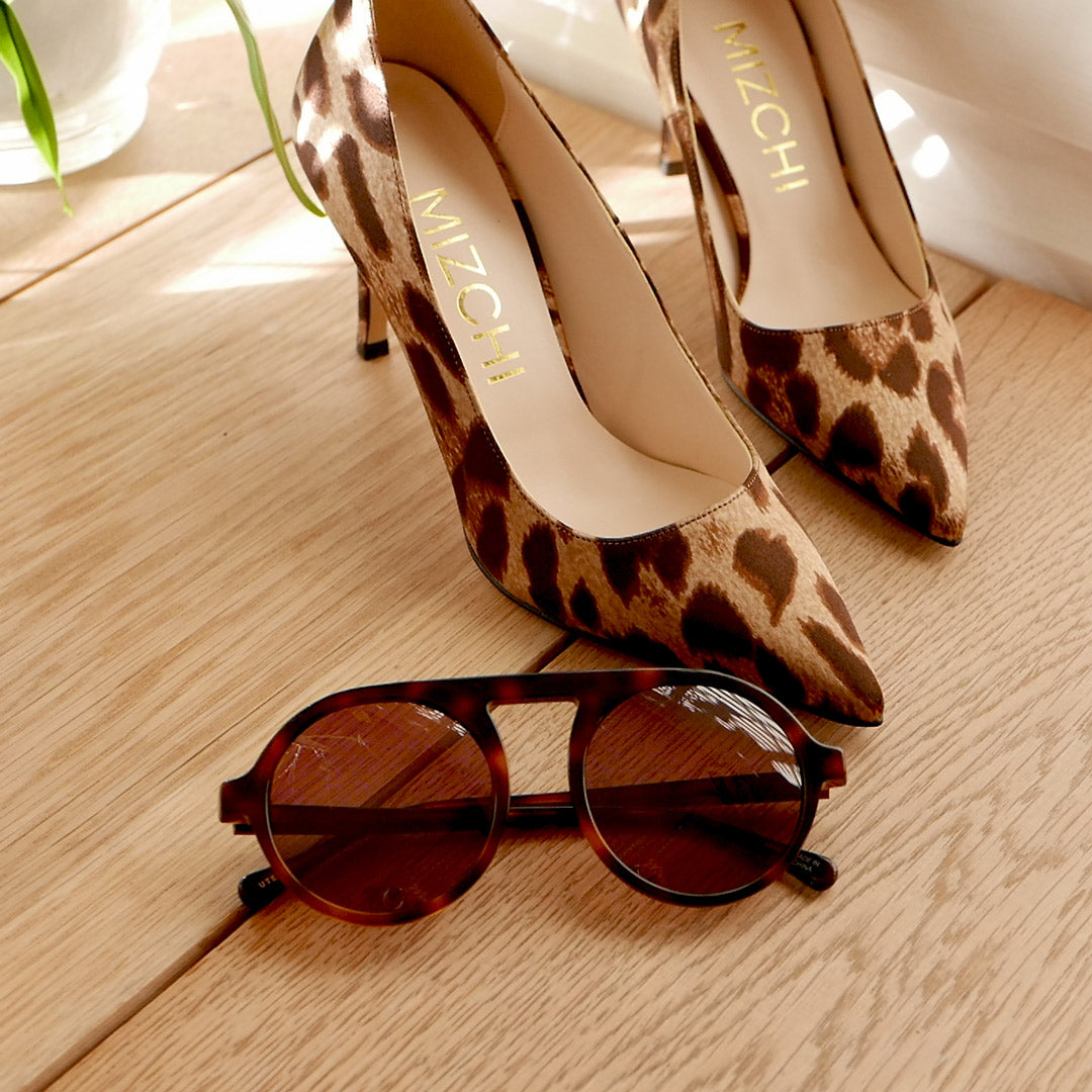 LONDON HEEL - leopard