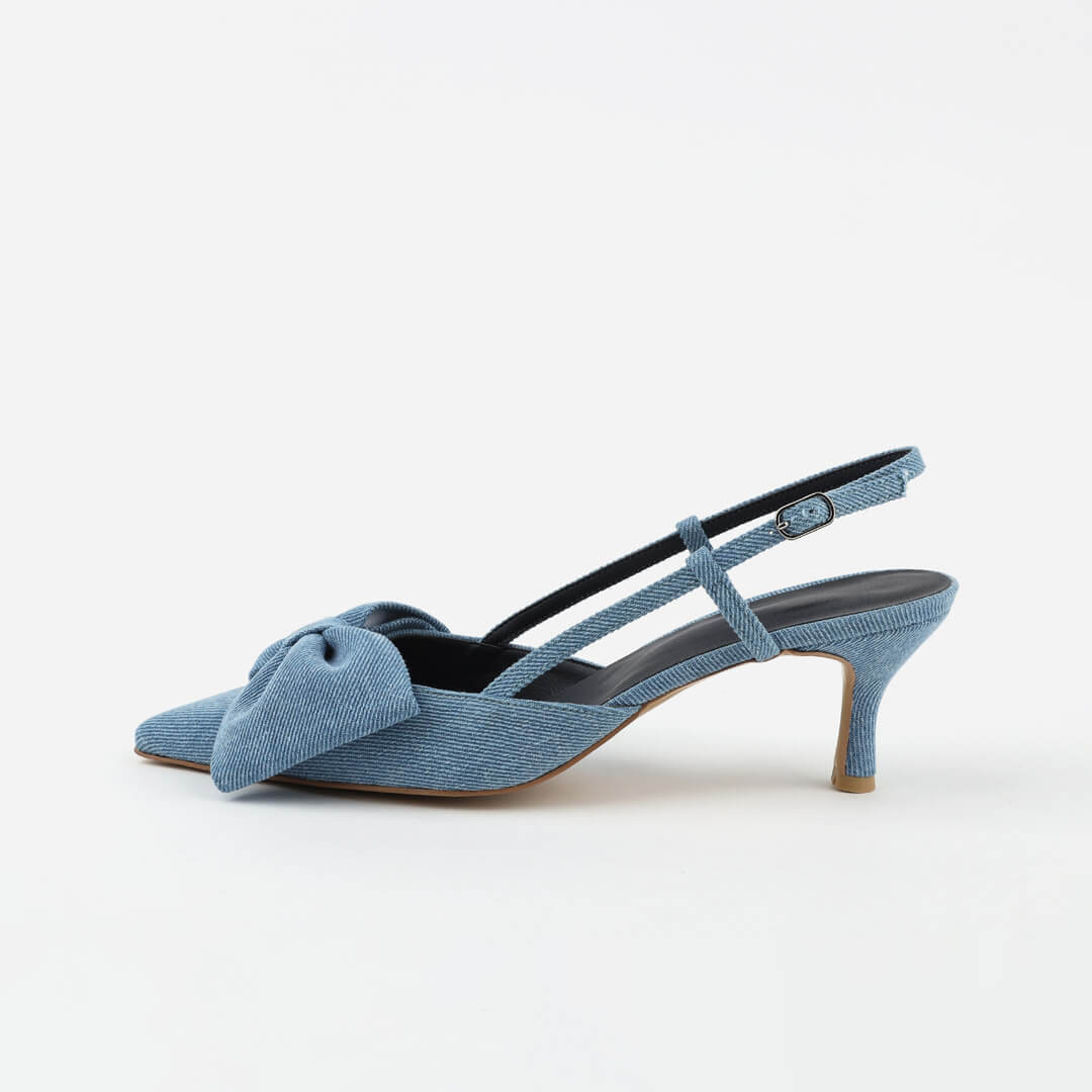 MINNESOTA - denim slingback