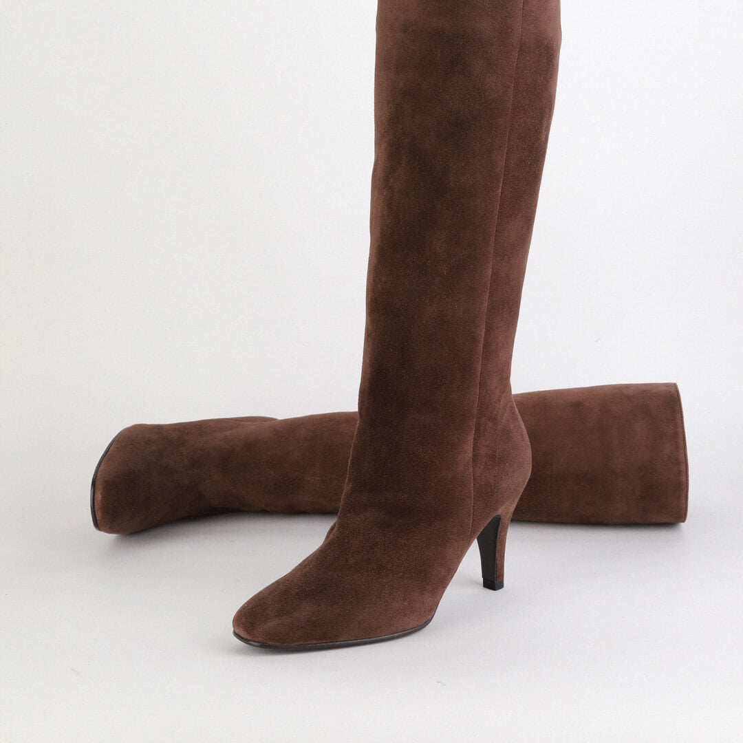 LISSE - suede long boots