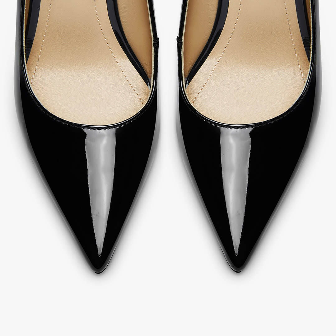 *Kayte - Black Patent Classic Pump