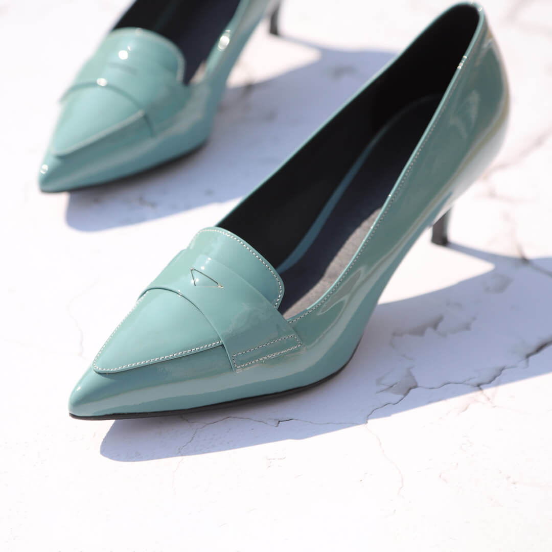 Harper - patent leather heel