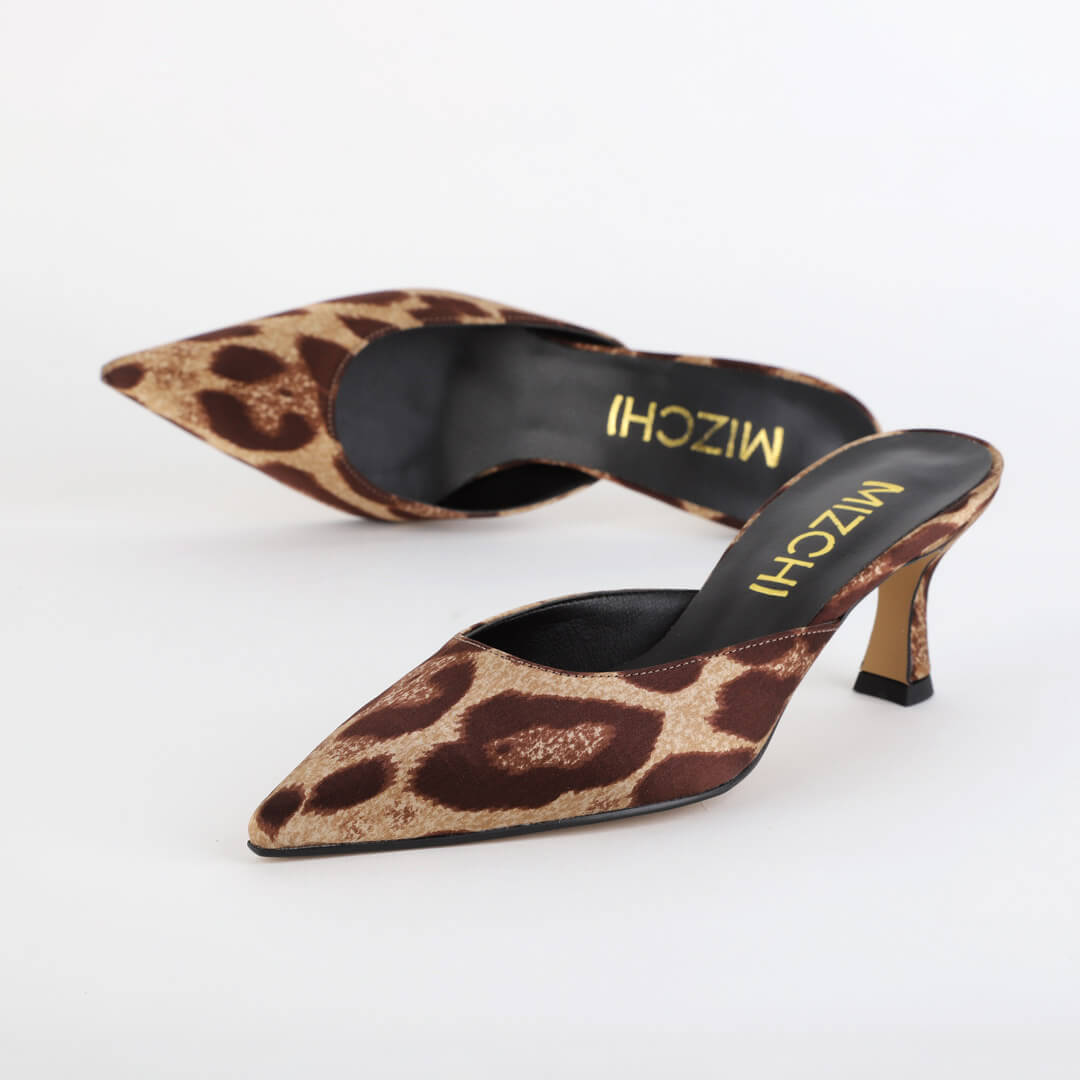 CLEO - satin mules