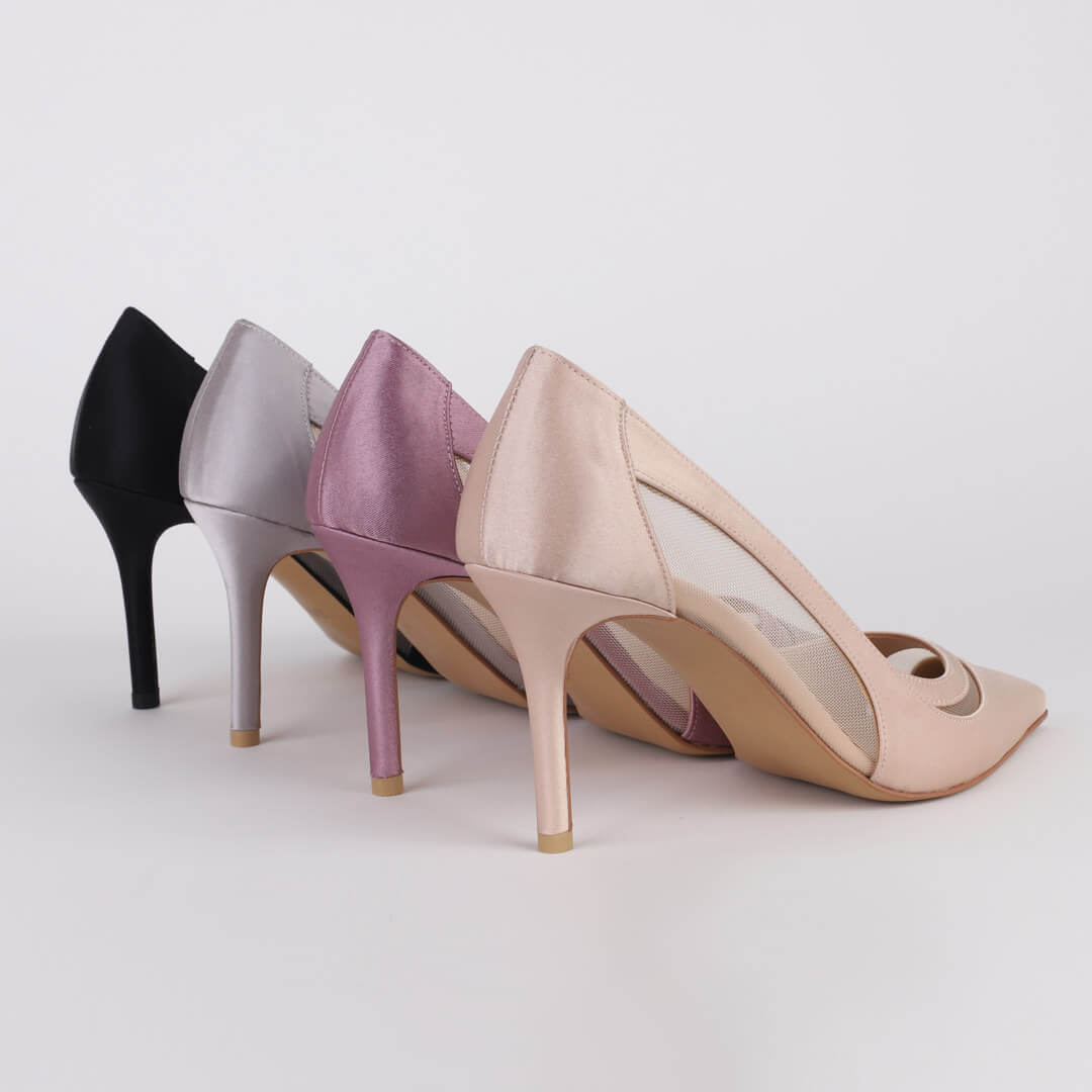 GIAN SILK - high heels