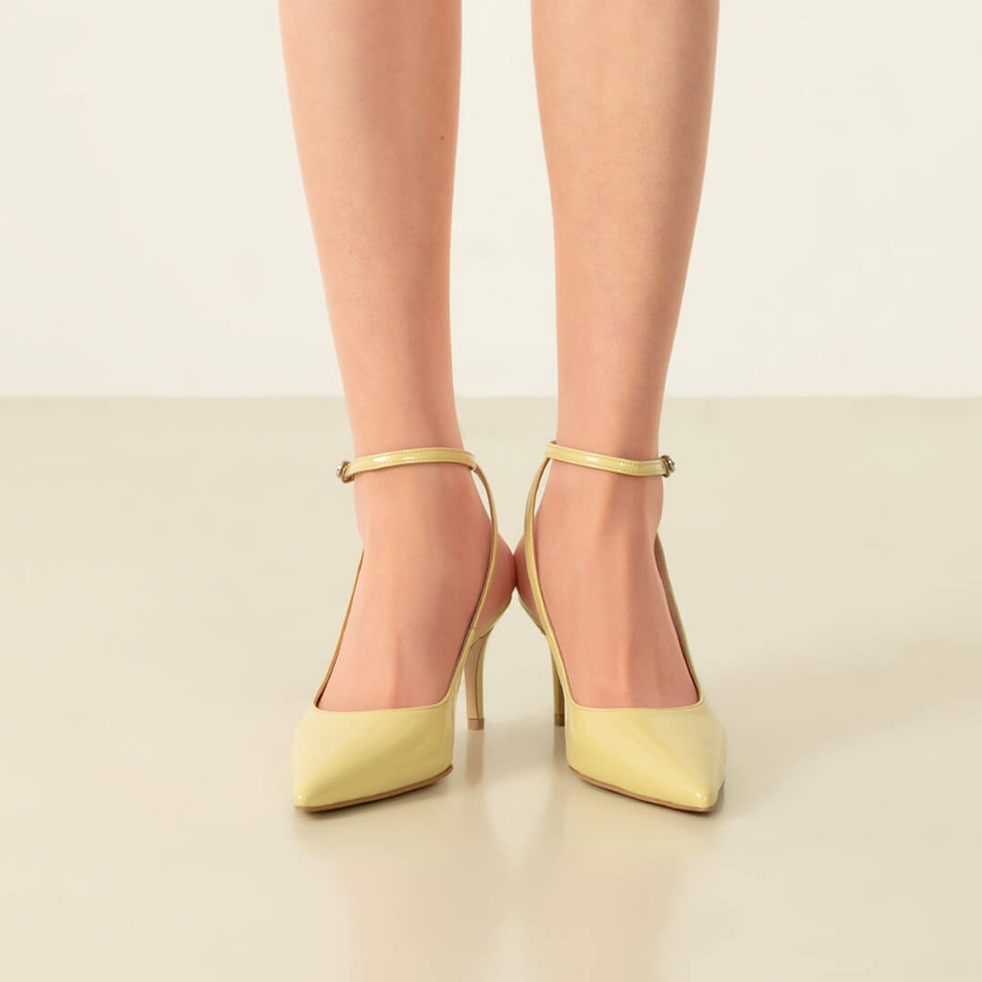 TELA - ankle strap slingback pump