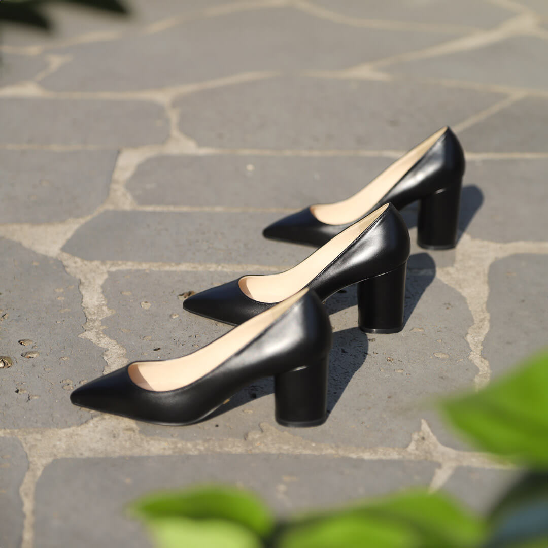 CHOICE - classic block heel pumps