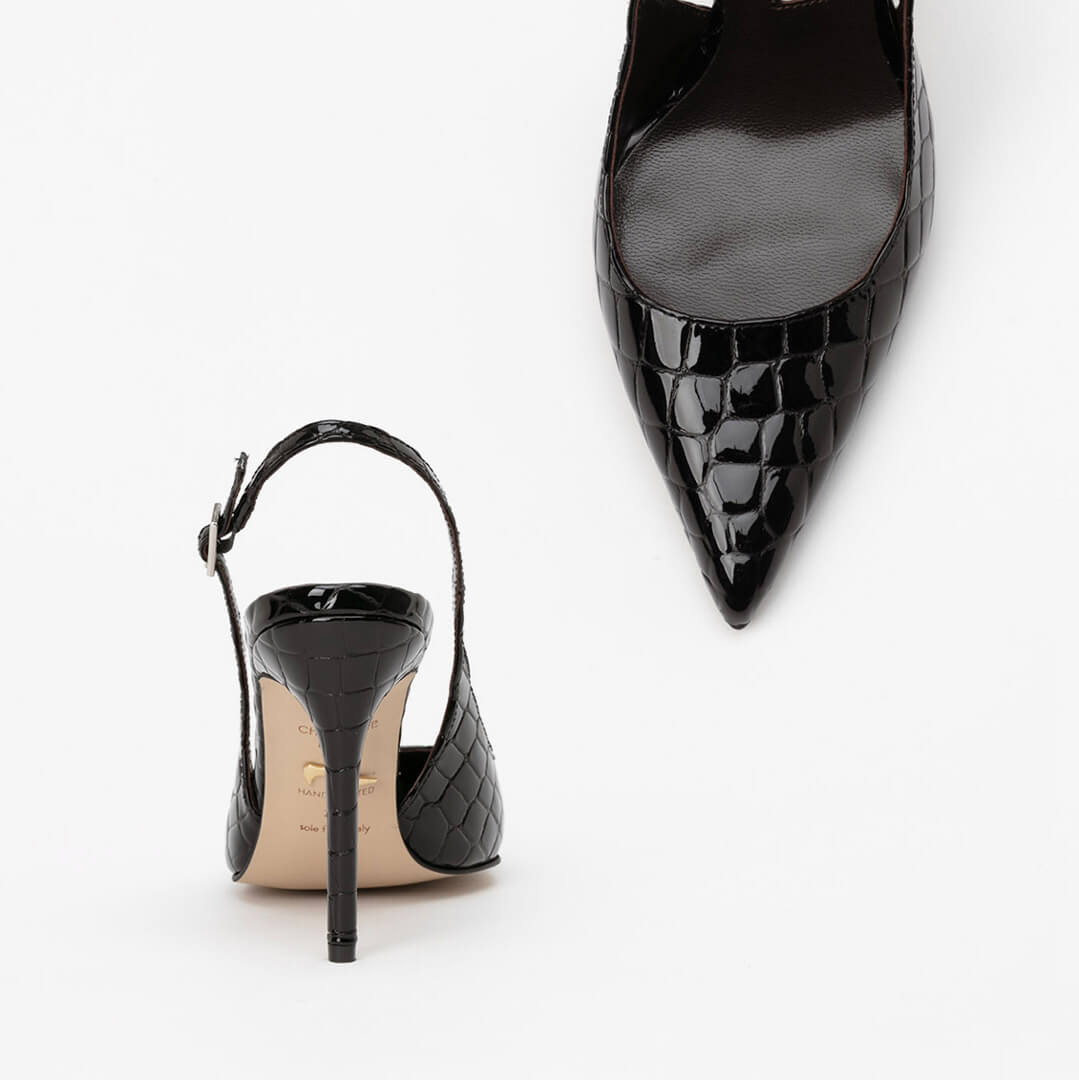 BUERGO SNAKE - slingback pumps