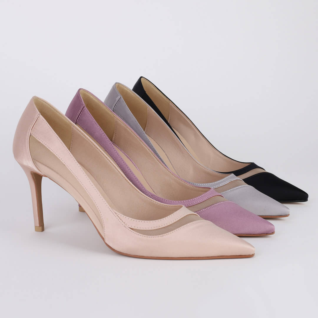 GIAN SILK - high heels