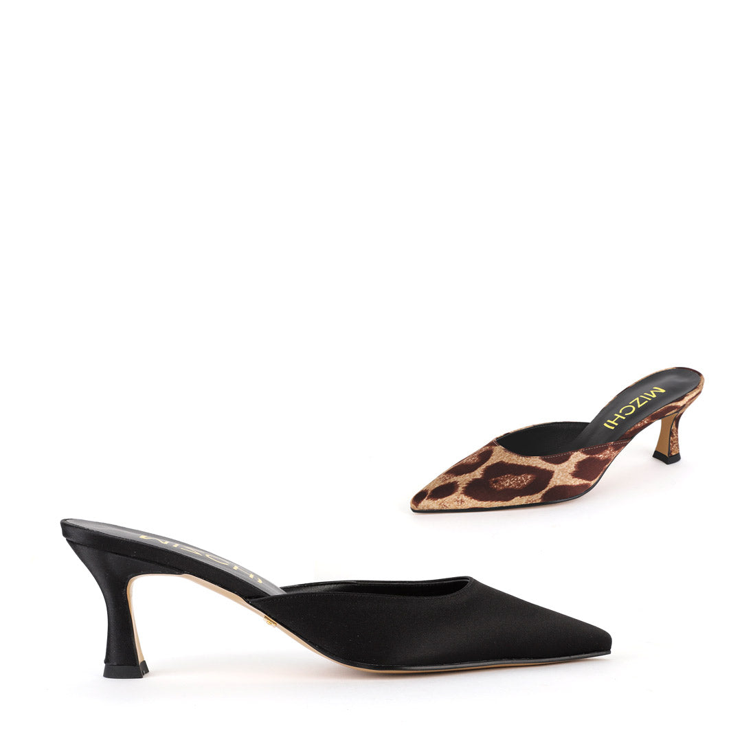 CLEO - satin mules