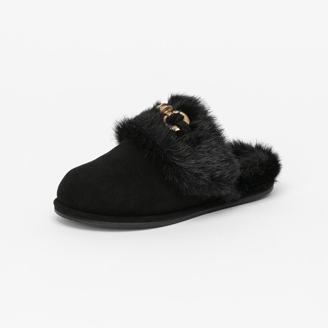 EFSAI - faux fur slides