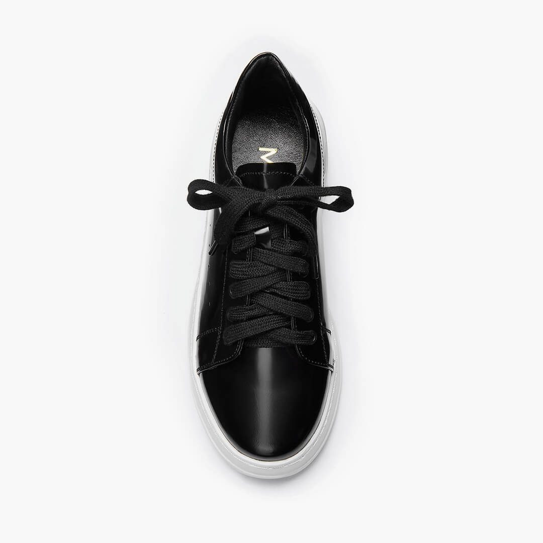 *RYKER BLACK - leather sneaker