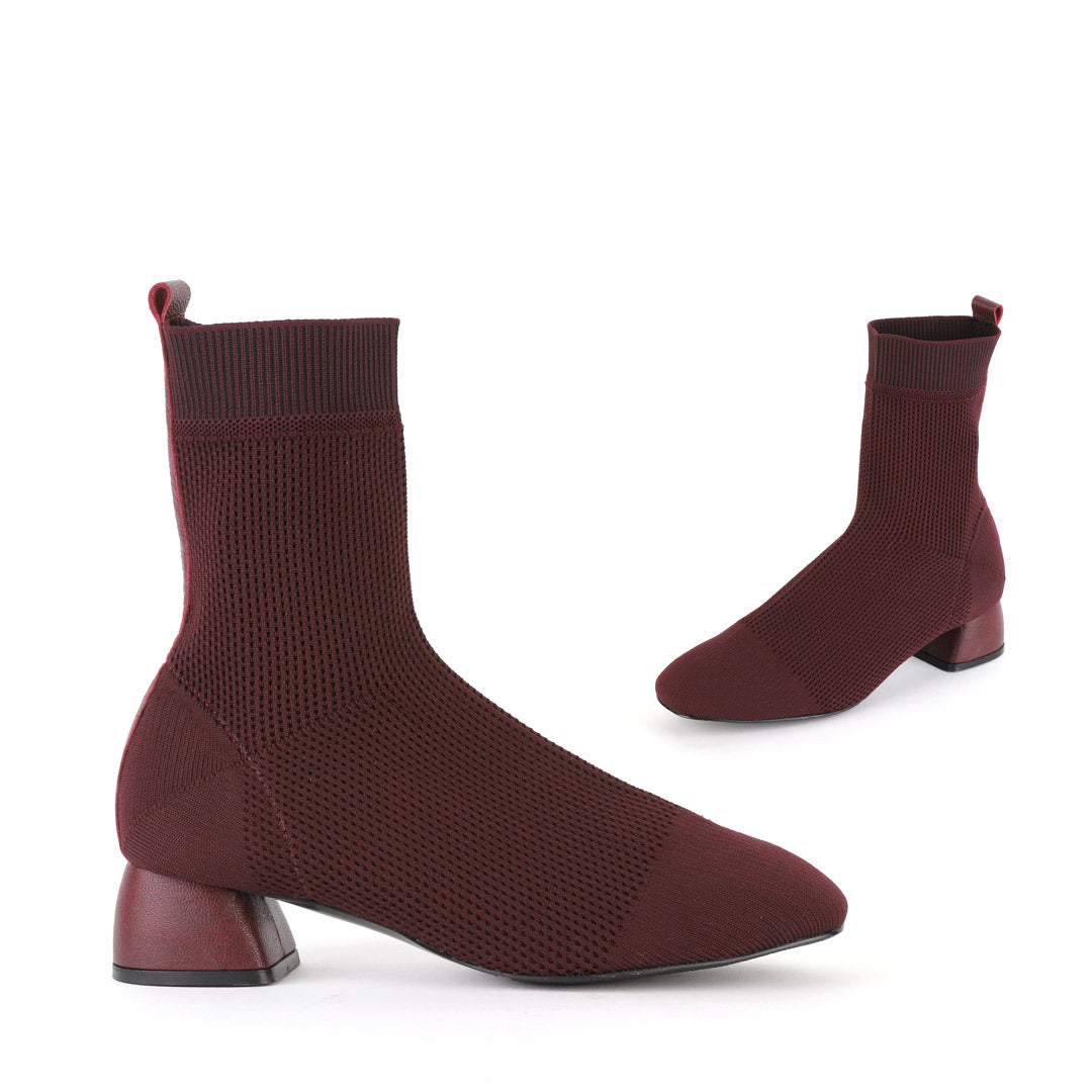 MEDIAS - knitted sock ankle boots