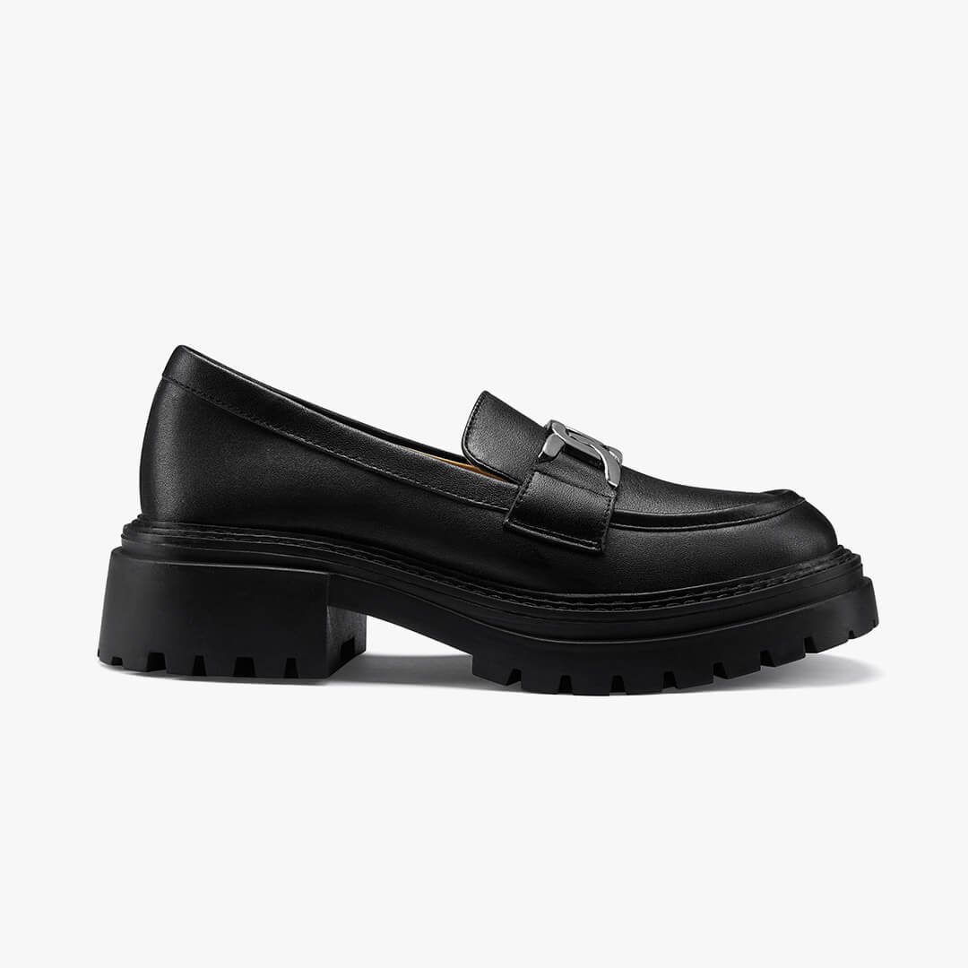 *ALCOR - flatform leather brogue