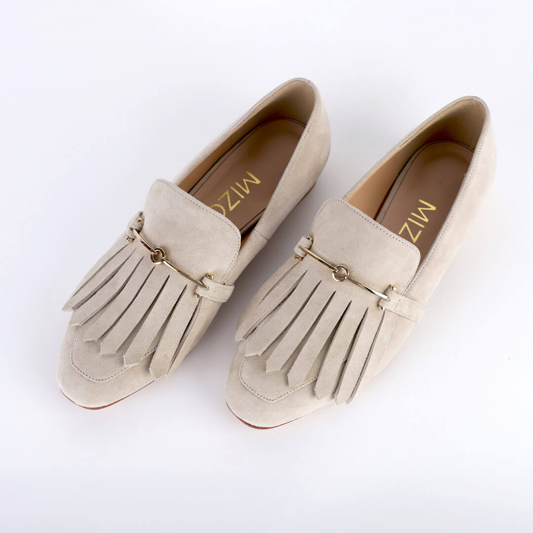 NAOMI - leather tassel loafer