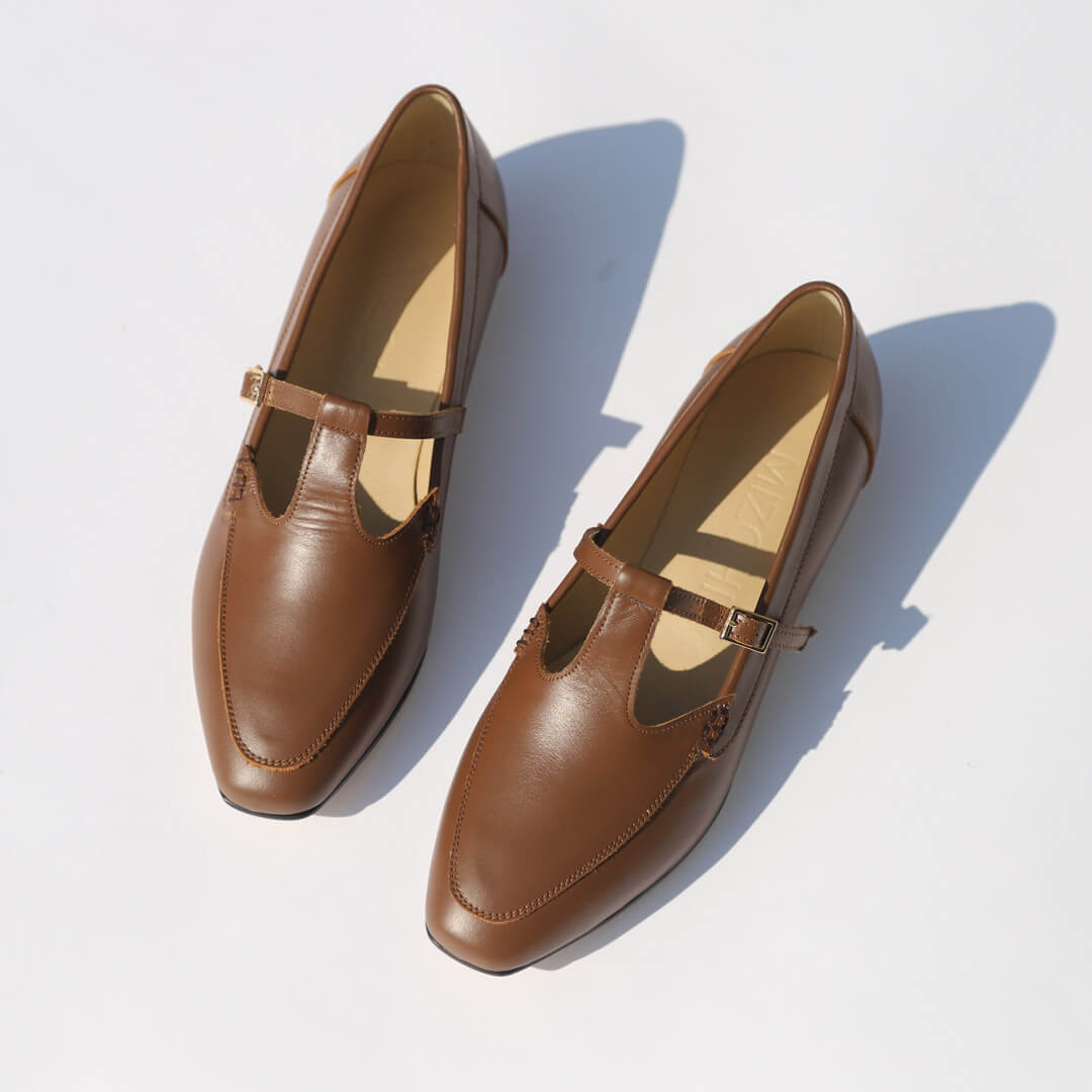 OLIVIA - t bar strap loafer