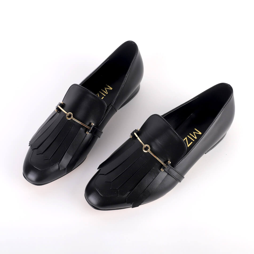 NAOMI - leather tassel loafer