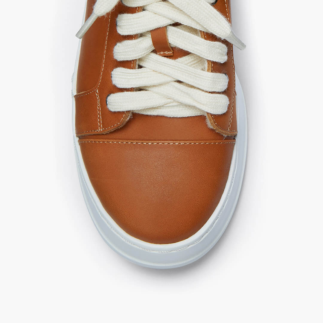 *BRAXX - leather wedge sneaker