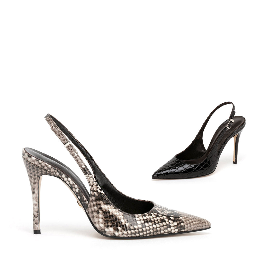 BUERGO SNAKE - slingback pumps