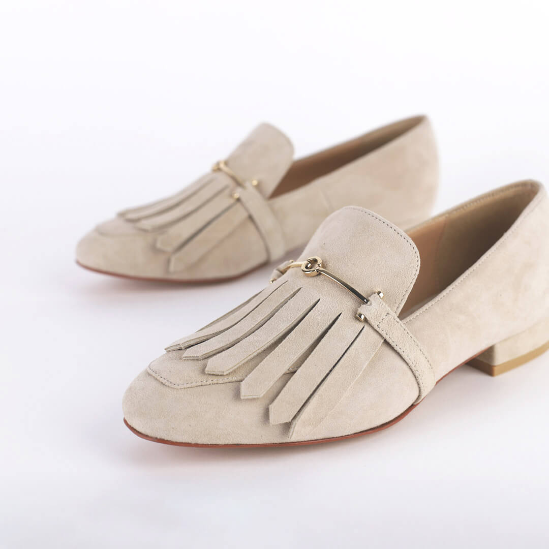 NAOMI - leather tassel loafer